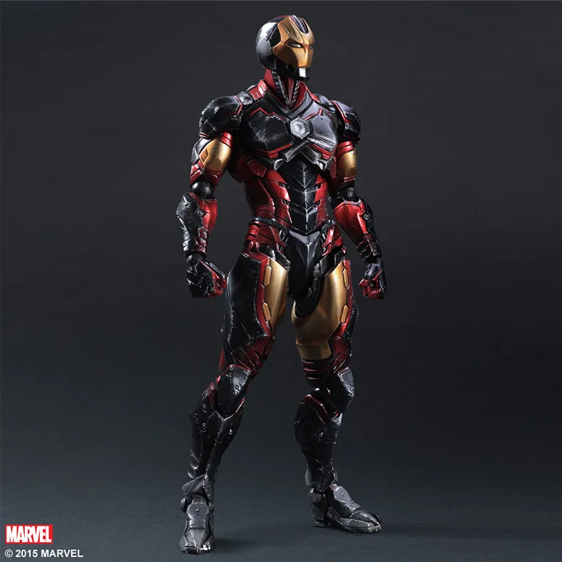 Play Arts Kai iron man фигурка Коллекционная модель игрушки фигурка 260 мм Ironman Playarts Kai Tony Stark