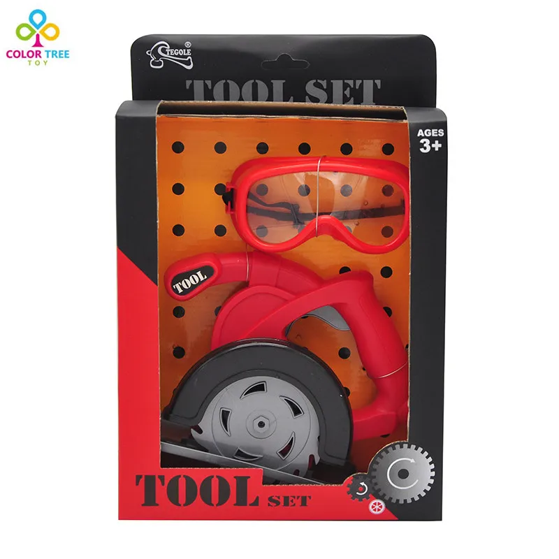 

Children Simulation Repair Tool Toy Plastic Pretend Play Hand Tool Toys Construction Tool Toys for Boy -3