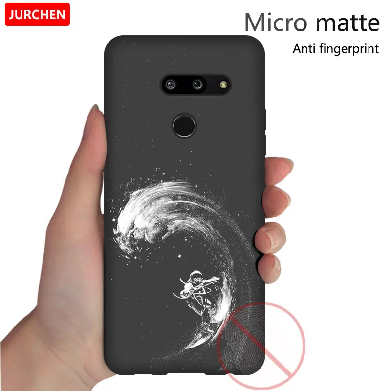 Чехол JURCHEN для LG G8s чехол ThinQ телефона с милым рисунком цветами силиконовый мягкий