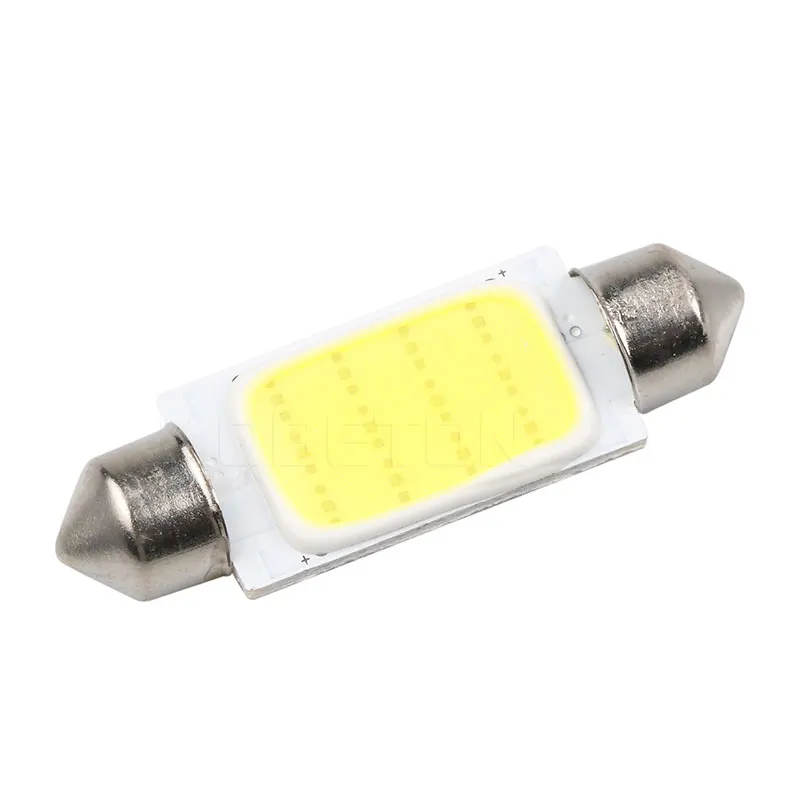 10 шт./лот 42 мм COB 12SMD Led освещение для чтения автомобиля купольная карта рабочие огни авто Интерьер Карта крыша лампа для чтения автомобиля Стайлинг