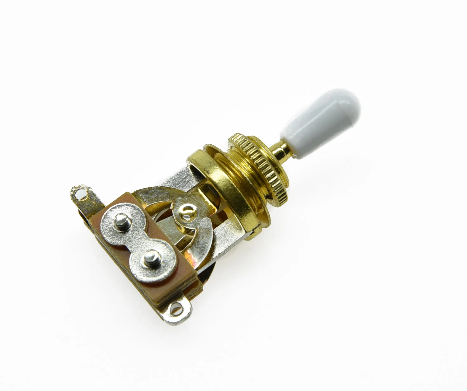 KAISH Gold 3 Way Guitar Toggle Switch White Tip Fits LP SGguitar