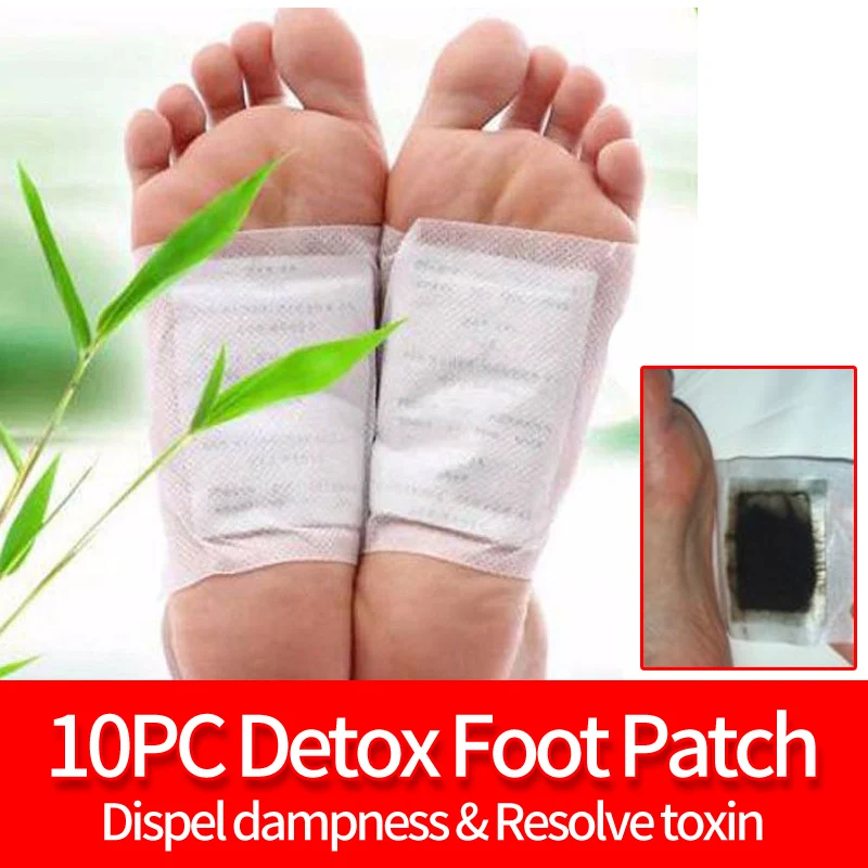 10 Pcs Chinese Medicine Detox Foot Patch Pads With Adhesive For Improve
