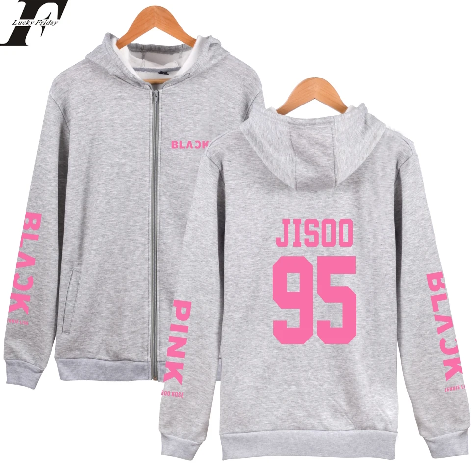 LUCKYFRIDAYF 2018 BLACKPINK الفتاة مجموعة Kpop هوديس الرجال/النساء سستة المتناثرة الأزياء عارضة إلكتروني Kpop رياضية هوديس الرجال LUCKYFRIDAYF 2018 BLACKPINK الفتاة مجموعة Kpop هوديس الرجال/النساء سستة المتناثرة الأزياء عارضة إلكتروني Kpop رياضية هوديس الرجال