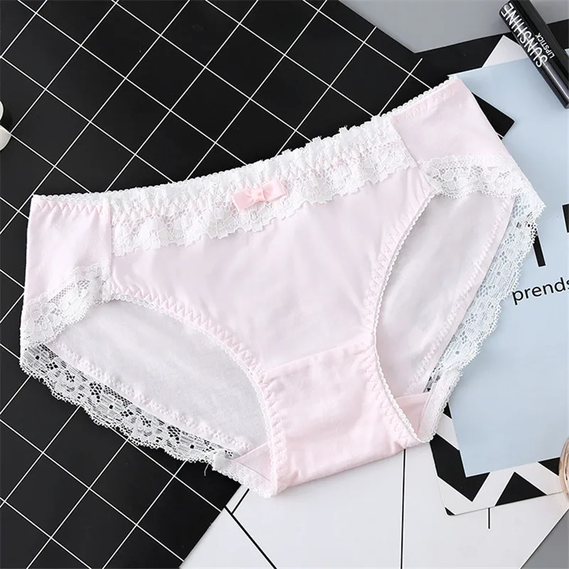 Women Lace Briefs Lady Sexy Panties Women's Low Waist Intimates Soft Cotton Underwear Female Seamless Underpants Women Lace Briefs Lady Sexy Panties Women's Low Waist Intimates Soft Cotton Underwear Female Seamless Underpants