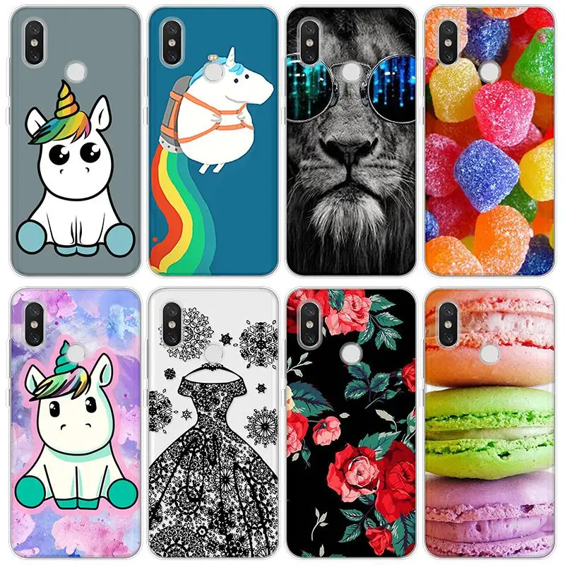 

Unicorn Soft Cover For Soft Cover iPhone Xs Max X XR 5 SE 6 S 8 7 Plus For Xiaomi Mi 8 A1 A2 5X 6X 5 5S 6 Mi Mix 2 2S Clear Case