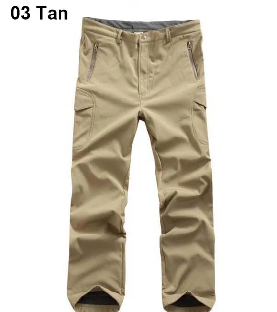 TAD тактические софтшелл брюки водонепроницаемые быстросохнущие брюки камуфляжные охотничьи брюки мужские походные брюки - Цвет: 03
