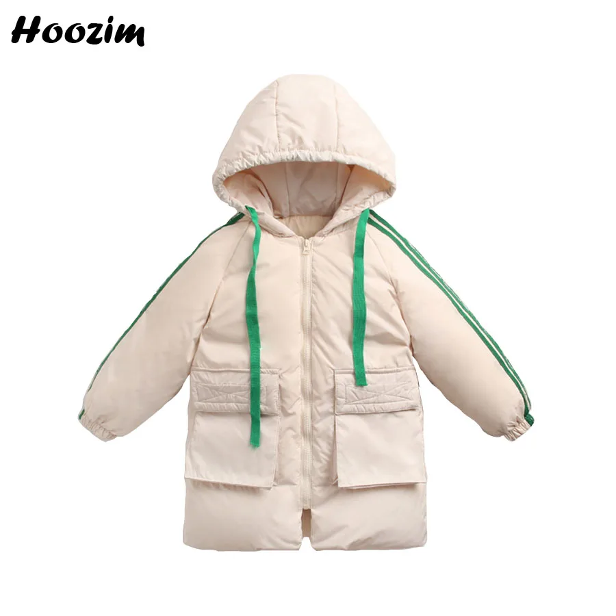 

Winter White Duck Down Jacket For Girls 7 8 9 Years Fashion Kids Outerwear Yellow Thick Long Coat Children Autumn Boys Clothing