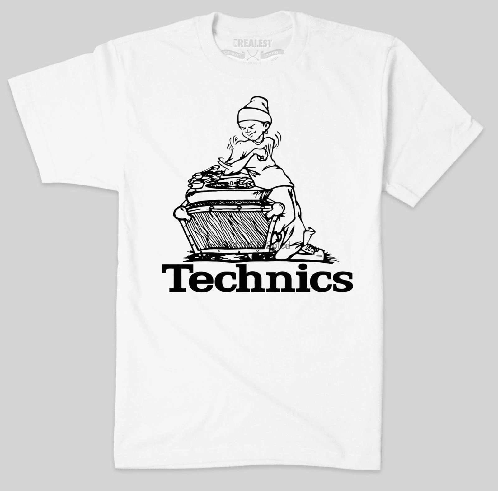 

TECHNICS CLASSIC SCRATCHING DJ T SHIRT B BOY DJ WEAR GEAR TURNTABLES