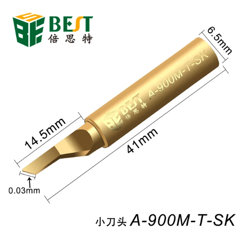 BST-A-900M-T I/IS/SK бессвинцовые тонкие наконечники для паяльника Высокое качество Fly Line выделенная Чистая медь прецизионные наконечники I IS SK