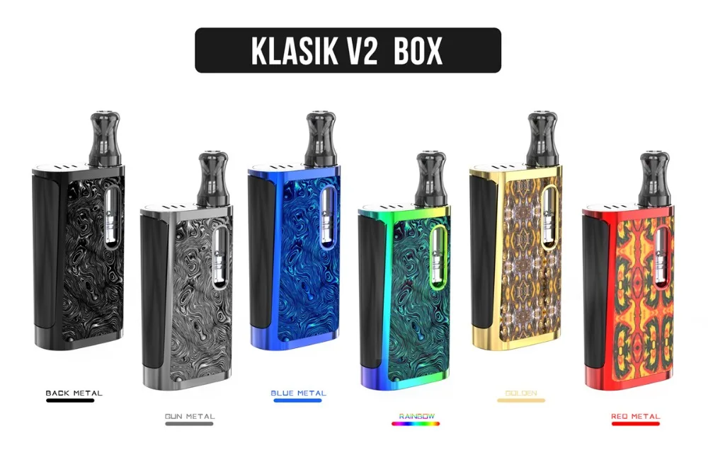 Испаритель 650 мАч Kangvape Klasik V2 коробка мод Vape комплект с 0,5 мл распылитель 510 нить электронная сигарета Vape ручка