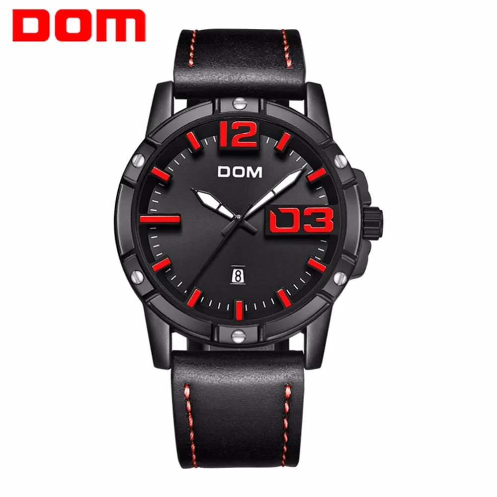 

DOM Wristwatch Male Clock Quartz Watch Men Top Brand Luxury Famous WristWatch Business Waterproof Watch Relogio Masculino M-1218