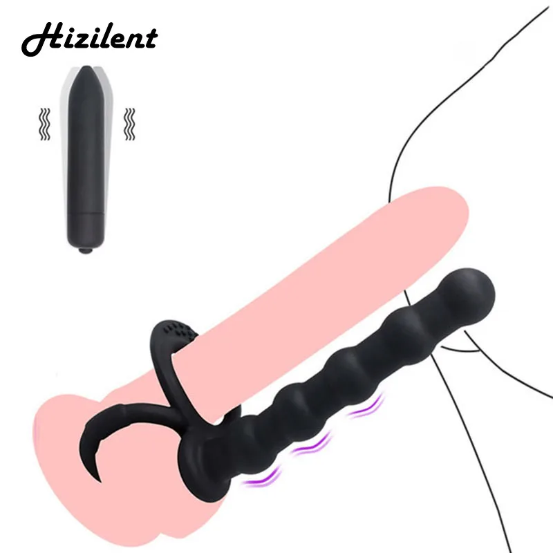 Silicone G spot Anal Plug Stimulate Vibrators Dildo Butt Plug  Stimulator Sex Toys for Women Men Gay Adult Product