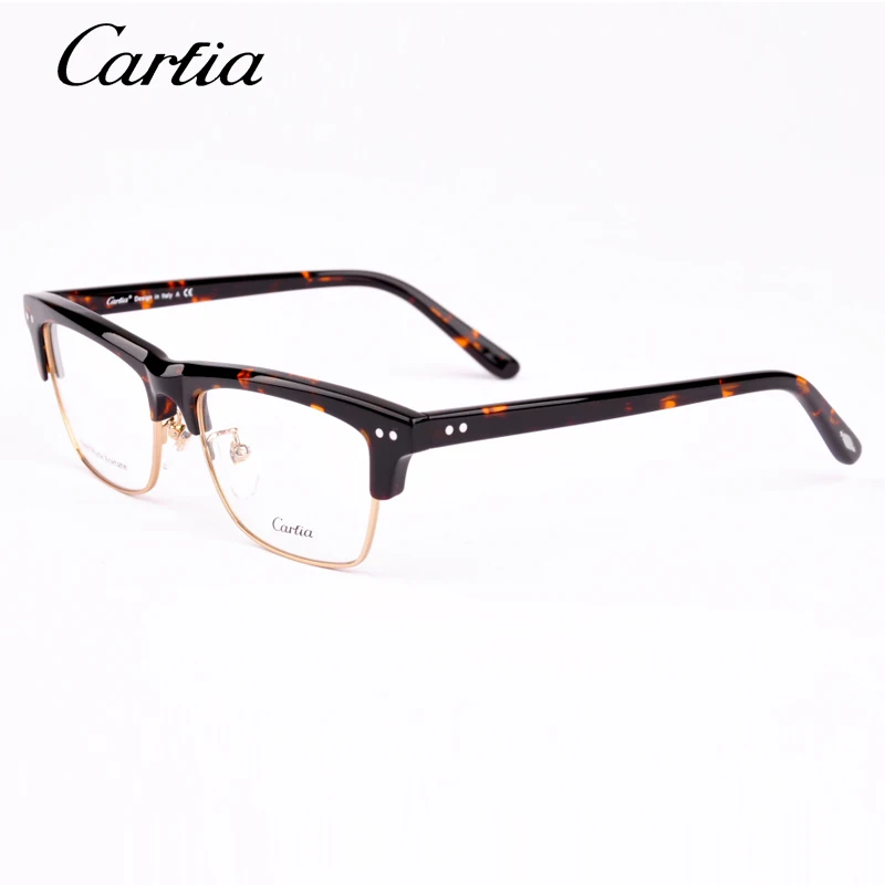 

Carfia glasses frame for men and women 5318 computer reading glasses metal plank frame oculos de grau prescription eyewear
