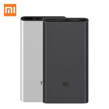 Xiao mi power Bank 3 10000 мАч PLM12ZM usb type C QC3.0 Быстрая зарядка mi power bank 10000 портативное зарядное устройство повербанк