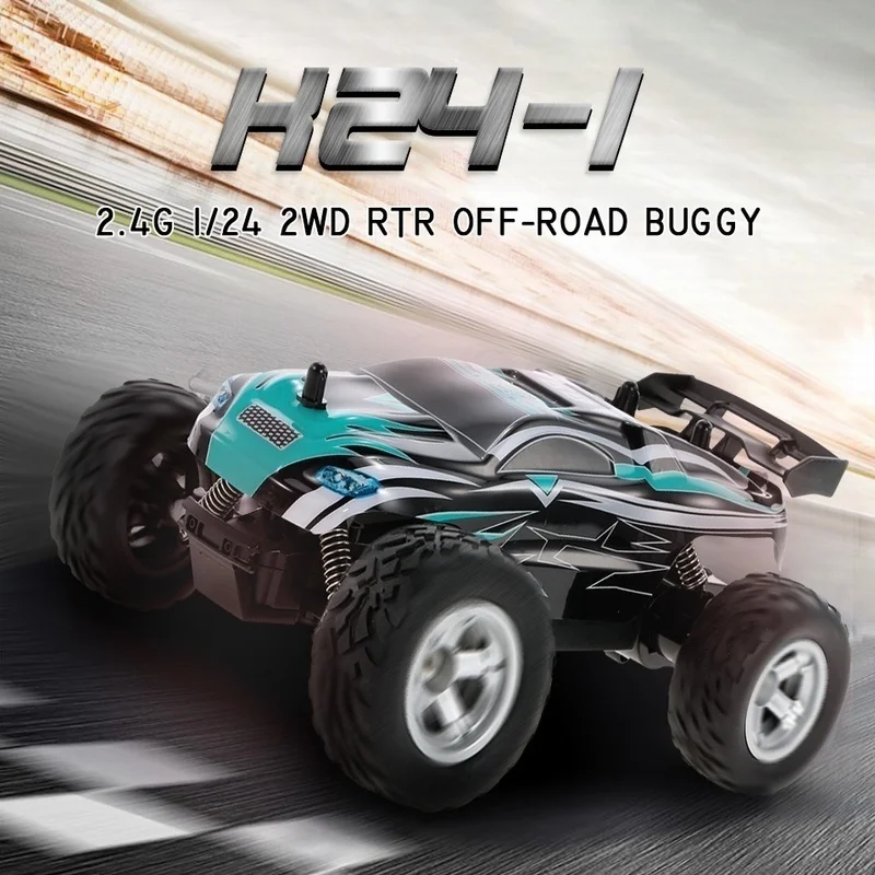 

1:24 Full-size R/C Off-road Vehicle Rc Crawler Remote Control RC Car with Carro Controle Remoto Kids Toys RED Blue Green