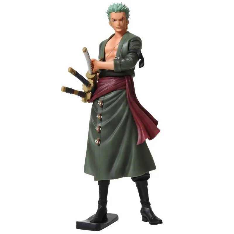 

28cm original Roronoa Zoro Anime one piece PVC Action Figure Card Captor toy model doll Decoration gifts