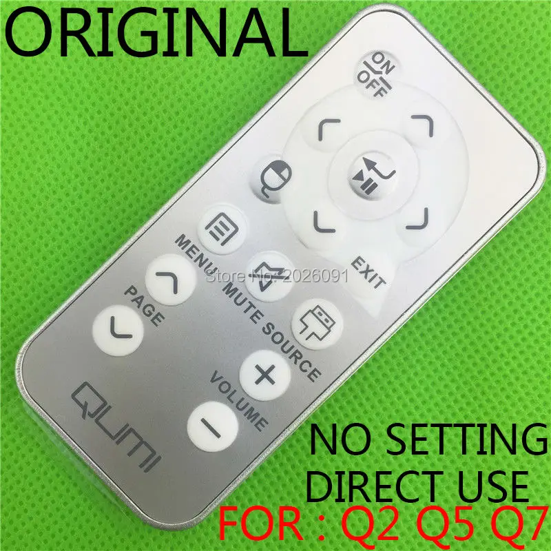 100 Original I/R Projector remote control QRC1VVK for Vivitek projector Q5 Q2 Q7 series QUMI