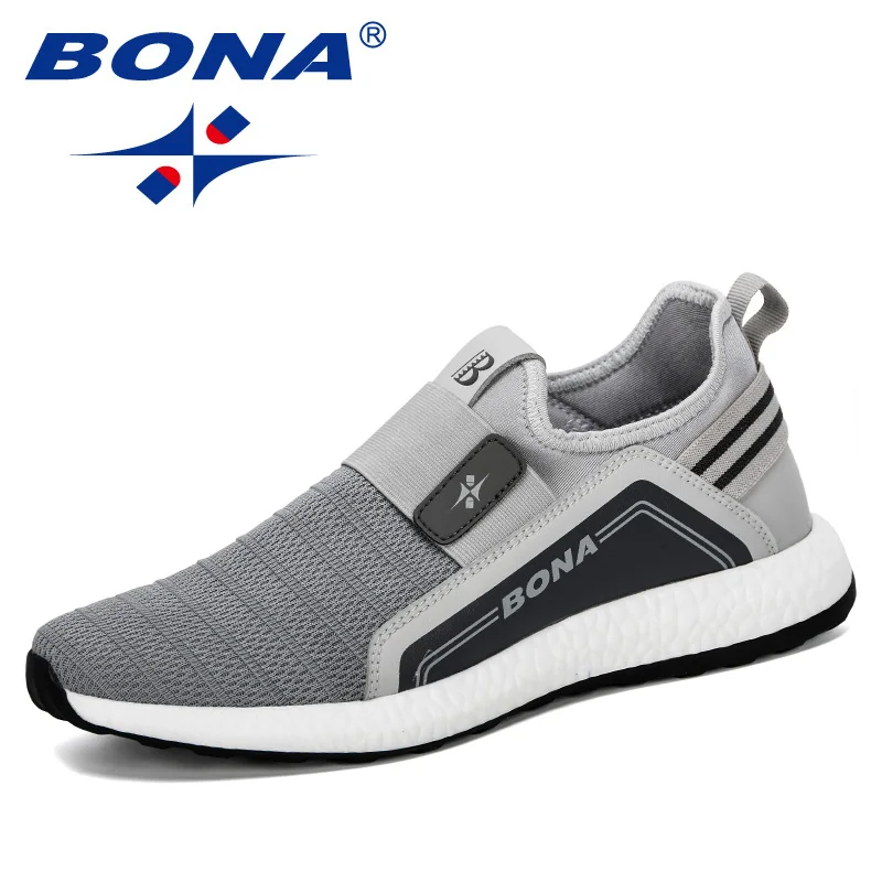 BONA/Новинка года; популярные мужские кроссовки; Легкие дышащие; Zapatillas; мужская повседневная обувь из сетчатого материала; модная мужская обувь; zapatos hombre