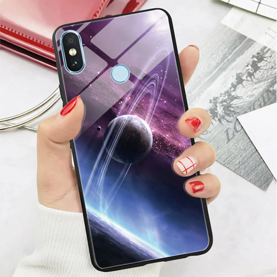 Tempered Glass Case For Xiaomi Redmi Note 5 Pro Silicone Case Xiomi Redmi 5 Plus 4X 5X Cover Redmi Note 4X Case for Xiaomi Mi A1 (8)