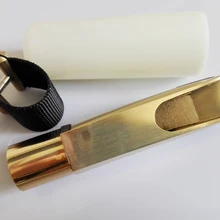 1 комплект альт саксофон металлическая головка трубы Защитная крышка линия Медная головка трубы Защитная Крышка зажим тростниковая карточка