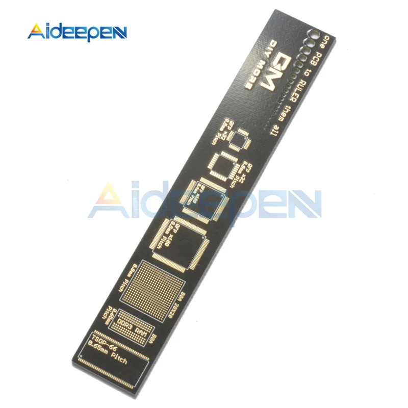Engineer's Ruler Black-gold color 15cm PCB 6" diy cool gift 2020 cute analytical 