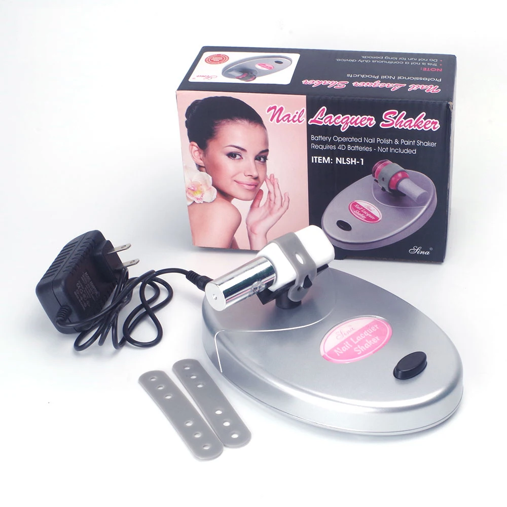 Pro Nail Lacquer Shaker Gel Nail Polish Anti Caking Blocking Tattoo Ink Vibration Shake Well Nail Art Manicure Shaking Machine