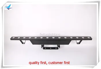 

E-12pcs/lot fly case powercon in and out 14x5w warm white Led Pixels control led wall washer led bar