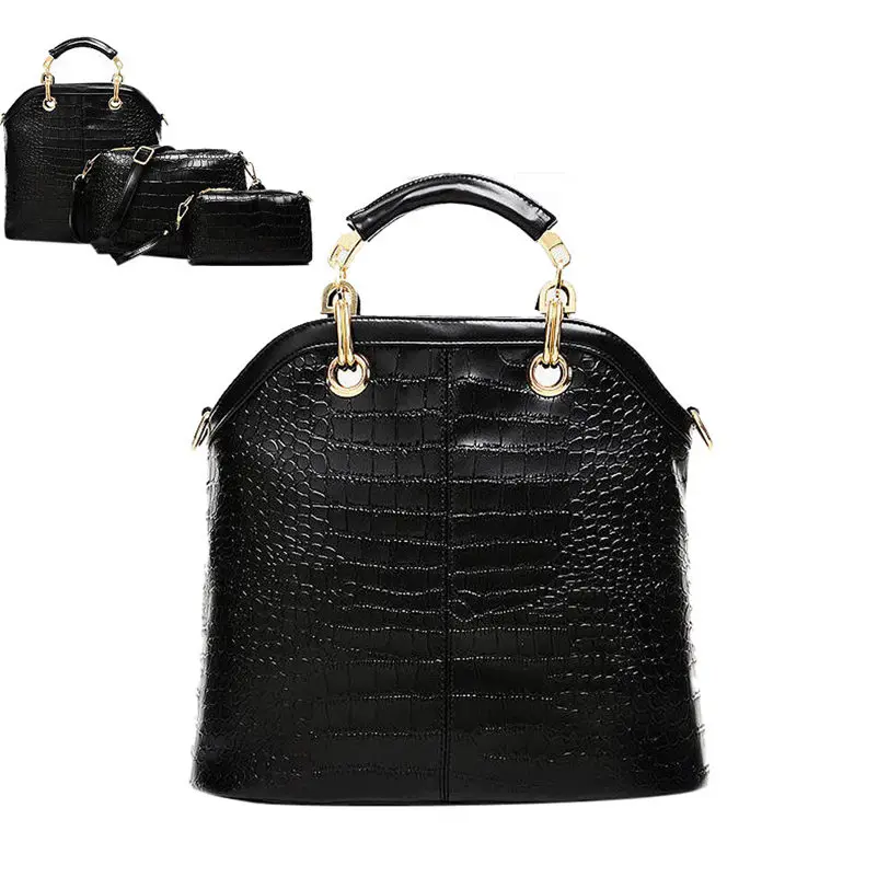 

Women's Large Handbag + Medium Shoulder Messenger Bags + Minimum Day Cluch Purse Bag Ladies Leather A Bag Bolsos Mujer #6589