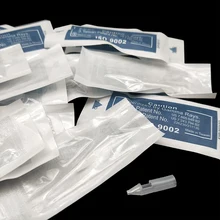 50 шт Универсальный крест рот иглы Советы Перманентный Макияж брови и губы merlin тату-машинок иглы шапки