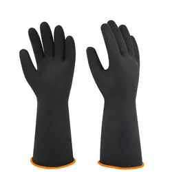 1 пара водонепроницаемые химически стойкие перчатки безопасные рабочие чистящие защитные сверхмощные промышленные противоскользящие