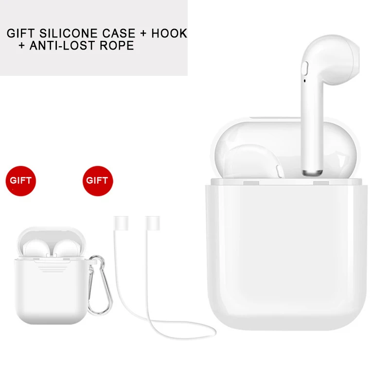 i9 tws Wireless Bluetooth Earphone headset Stereo Earbud Sport Earphones With Charging Box For Iphone Smart Phone Headphone - Цвет: I9-CJ-03