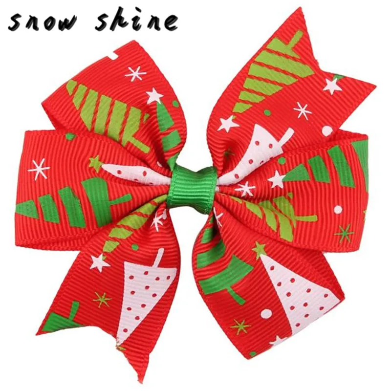 

snowshine YLS Christmas Ornaments Bowknot Hairpin Headdress free shipping *cydj