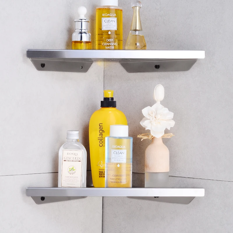 Preise Bad Regal Organizer Schwarz Edelstahl Bad Regale Wand Regal Dusche Storage Rack Wc Ecke Caddy Shampoo Rack