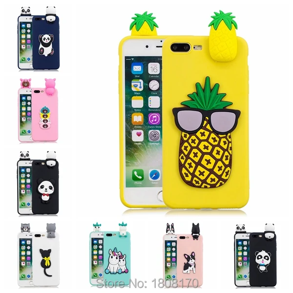 

C-Ku 3D Cartoon TPU Soft Case For Iphone X 8 7 6 6S Plus For Xiaomi 5X A1 6X A2 Redmi 4X NOTE4 NOTE 4X 5A S2 SKin Cover 1pcs
