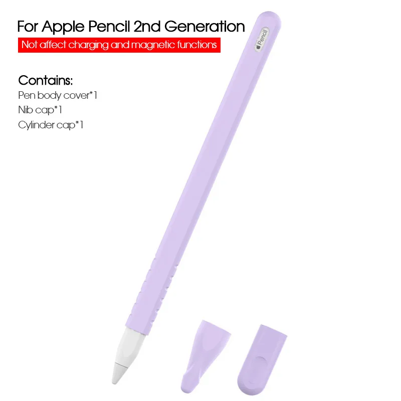 Премиум-силикон чехол для Apple 2nd поколения карандаш 2 защитный интимные аксессуары рукавом iPad Pro 2018 12,9 11 дюймов
