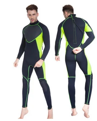 

3MM Breathable SCR Neoprene Scuba Men Dive Wetsuits Spandex Patchwork Surf Diving Equipment Split Suits SpearFishing SwimWear