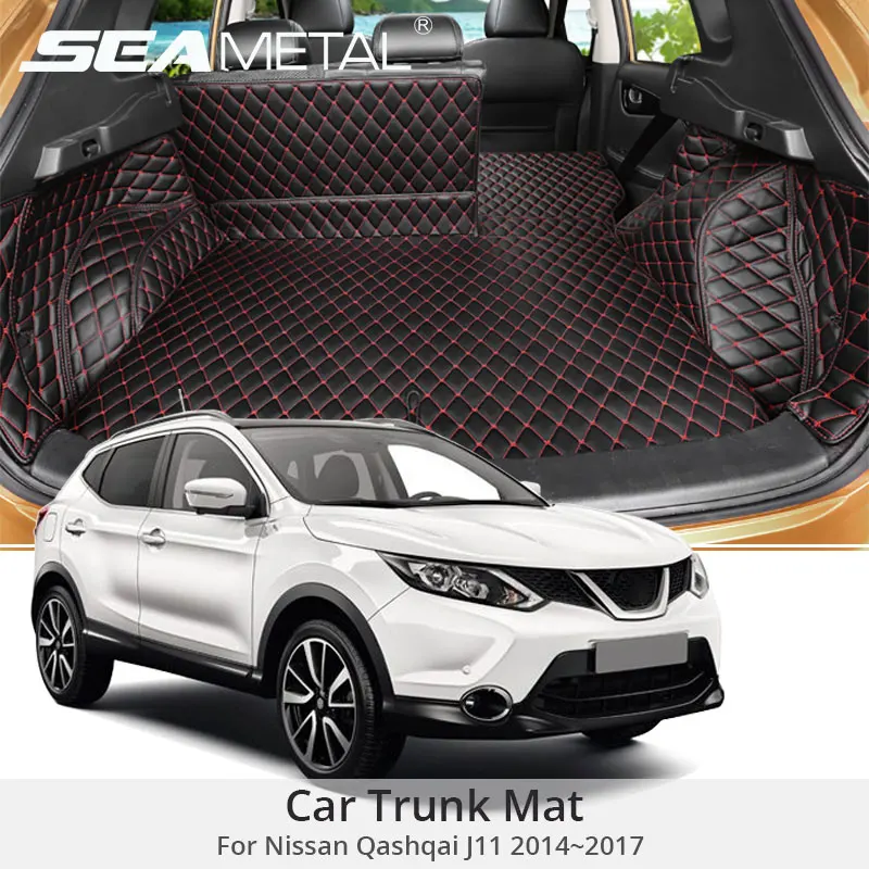 Для Nissan Qashqai J11 2017 2016 2015 2014 Пользовательские багажник автомобиля коврик крышка