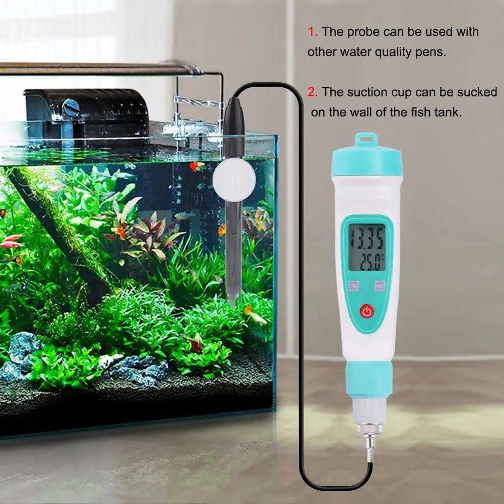 Yieryi ph replacement probe aquarium hydroponic laboratory electrode ph meter potential test bnc q9 connector