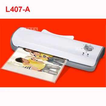 

L407-A A4 Photo Laminator Office Hot&Cold Thermal Laminating Machine Professional For A4 Document Photo PET Film Roll Laminator