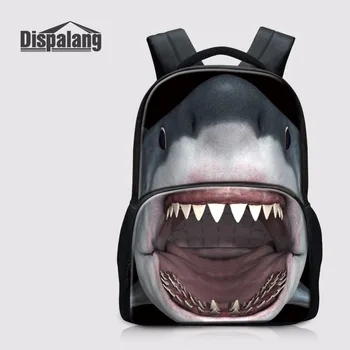 

Dispalang Design Shark Animal Laptop Backpack For 12 13 14 inch Unisex School Bag Fashion Book Bag Travel Daily Bagpack Knapsack
