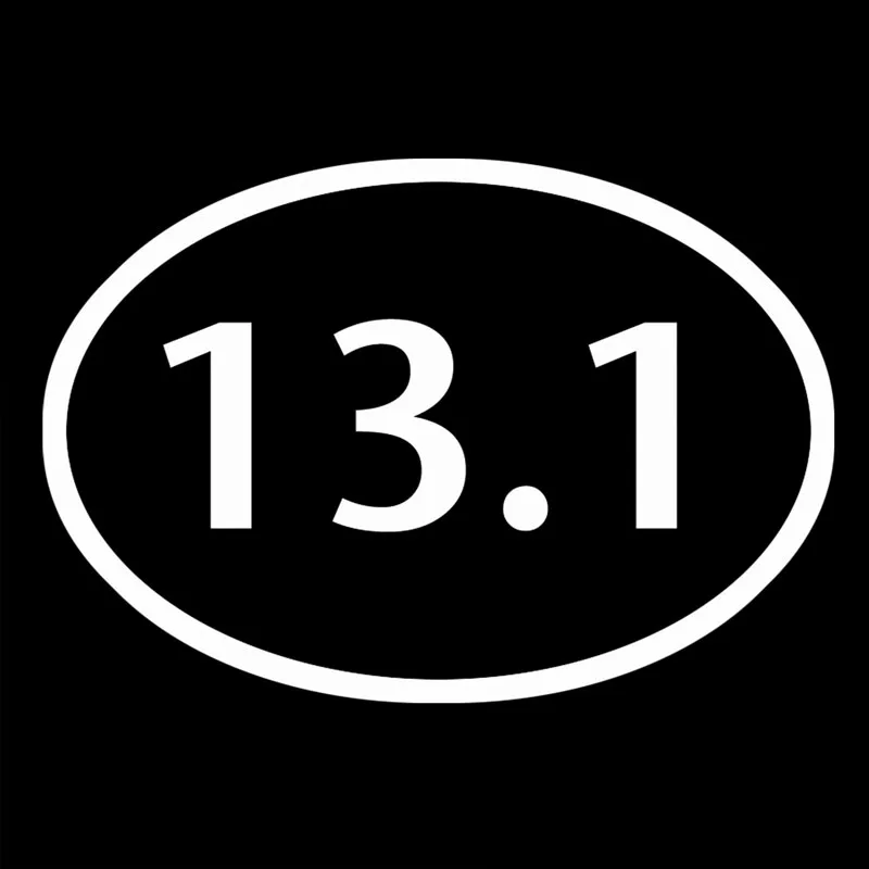 Running distance Vinyl Decal Sticker