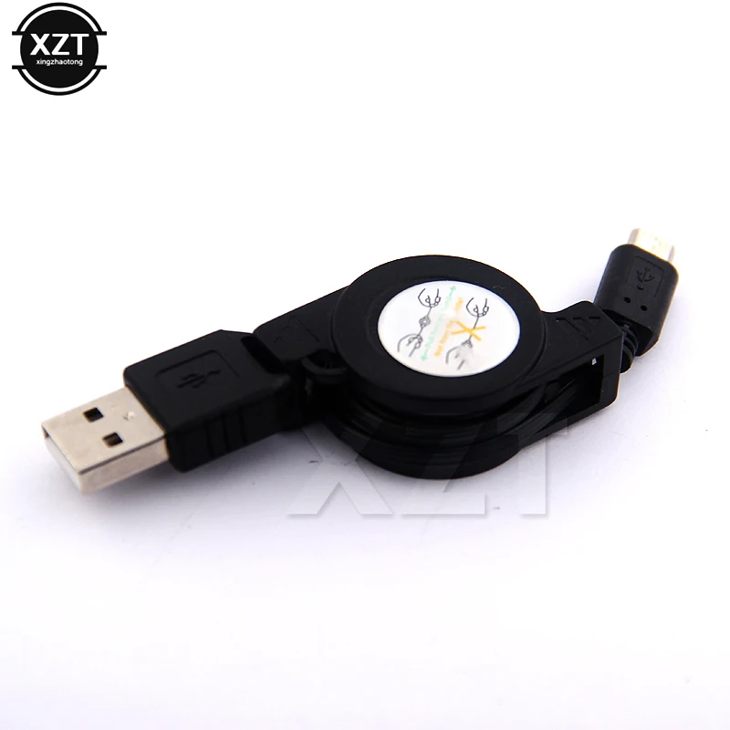 Зарядный Телескопический универсальный кабель Micro USB V8 для Samsung HTC SONY Lg forXiaomi forMeizu