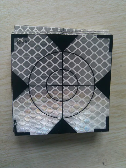 100pcs reflector sheet 60 x 60 mm 60x60 reflective tape target total reflective tape sheet