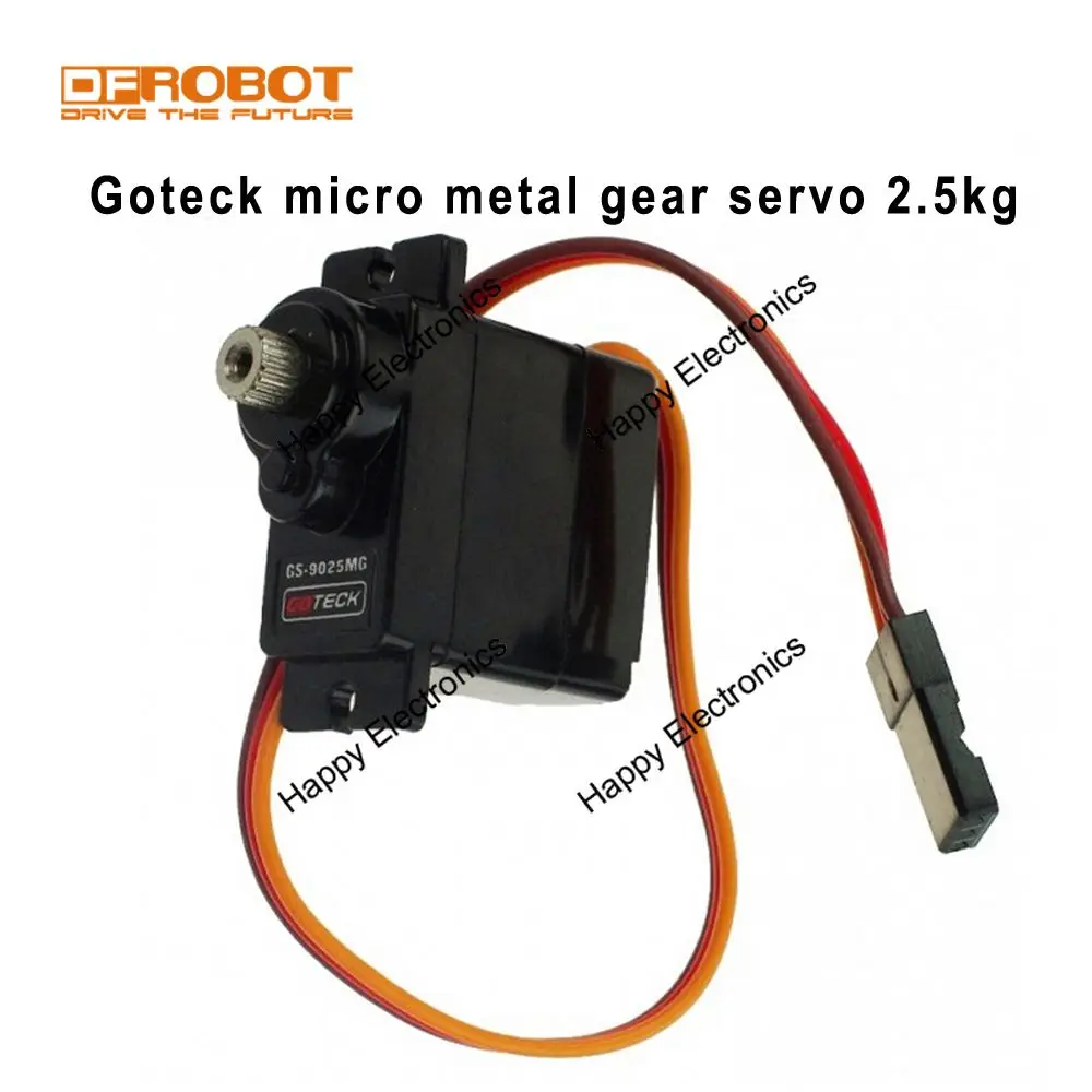 100% натуральная goteck GS-9025 Micro Metal Gear Servo 2.5 кг 6 В для мини роботы модели самолета