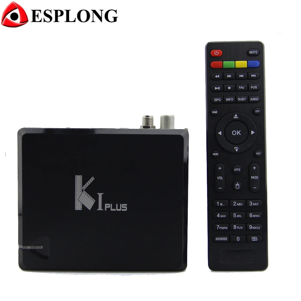 

KI PLUS DVB-T2 DVB-S2 Android 7.1 TV BOX Amlogic S905 Quad Core 1GB 8GB 64bit 4K 3D Wifi Media Player Support Miracast DLNA