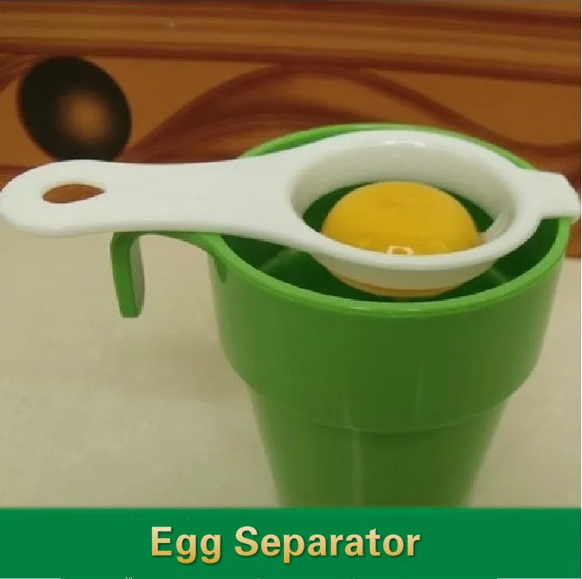 Творческий короткая ручка яичный белок сепаратор обработки Яйцо необходимо sub Кухня выпечки инструмент