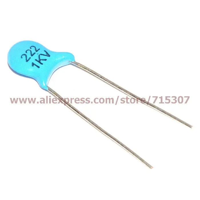 100pcs 0.001uf 1nf 1000pf 102 2000V High Voltage Ceramic Disc Capacitor
