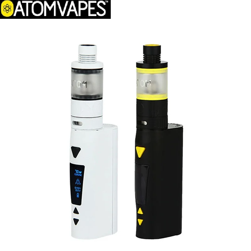 

New Original Atomvapes Yakuza 70W TC Kit with 70W Yakuza TC Box MOD & Kyodo Ceramic Tank Atom OS ATOM Yakuza Kit E-cig Vape Kit
