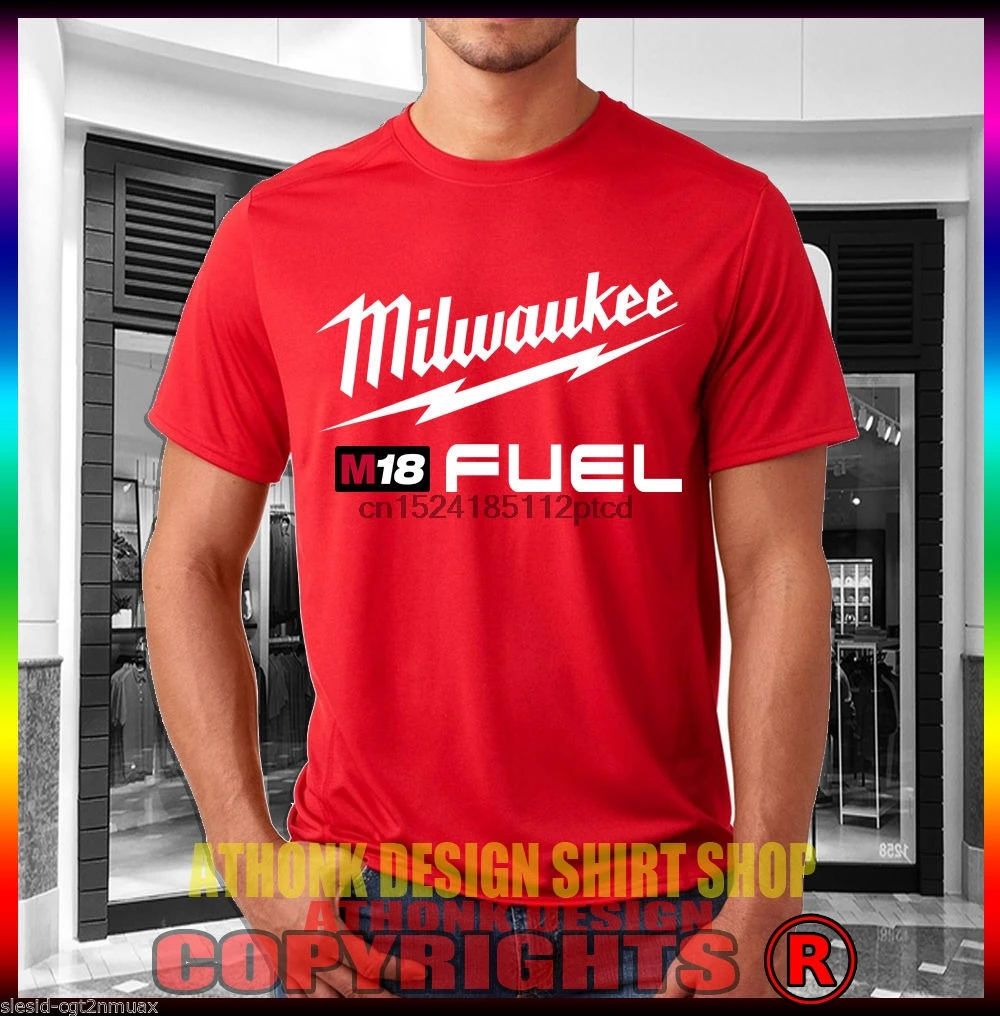 NEW Rare Milwaukee M18 FUEL POWER TOOLS T-shirt Size S 3XL 