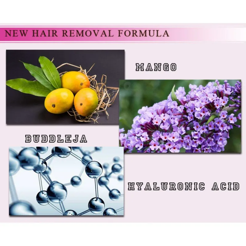 Mango Depilatory Cream Body Painless Effective Hair Removal Cream Men Women Whitening Hand Leg Armpit Hair Loss Product 2018 new